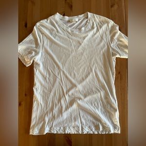 COS soft cotton white tee, men’s medium